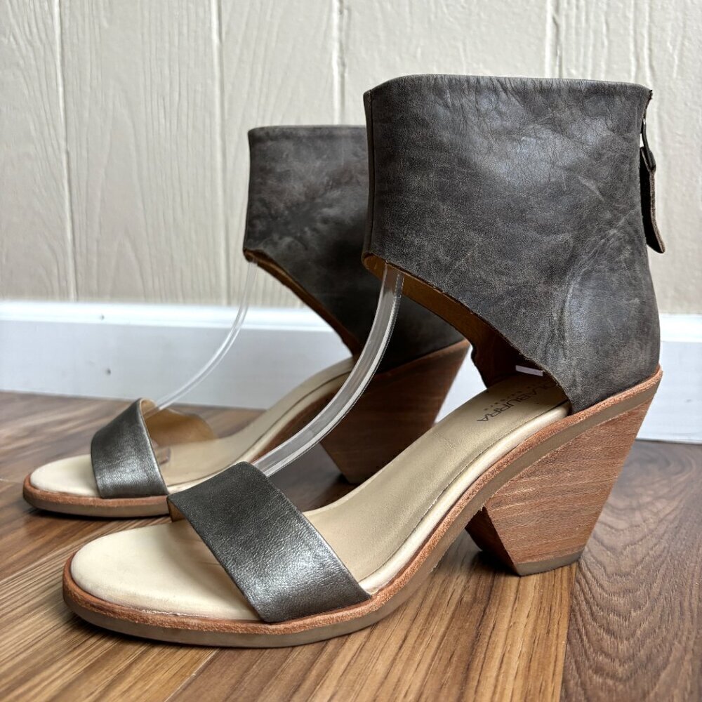 Koolaburra by Ugg Leather Peonie Ankle Cuff Sandal Boho - Picture 4 of 12